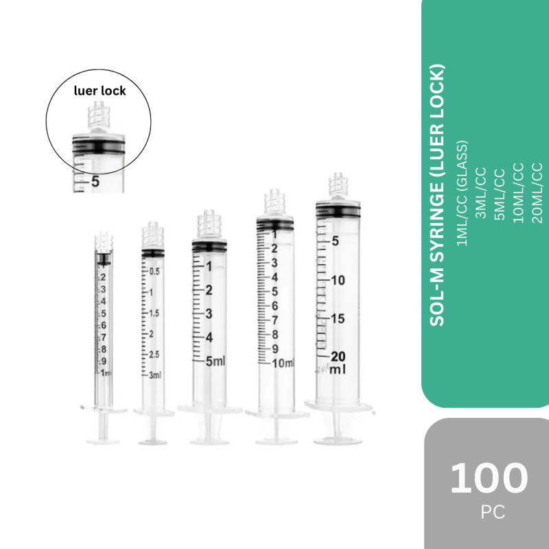 Sol M Syringes Luer Lock S Box Ihbhealthcare