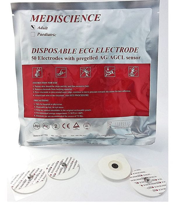 MEDISCIENCE DISPOSABLE ECG ELECTRODE CHILD 50's/PACK