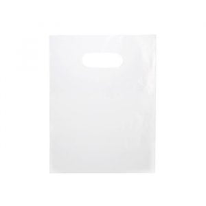 EMPTY MEDICINE BAG - LDPE PLASTIC HANDLE BAG (7"X10") 2KG
