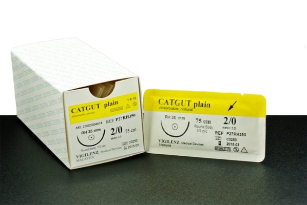 VIGILENZ CATGUT PLAIN 12'S - Ihbhealthcare.com