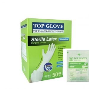 TOP GLOVE SURGICAL GLOVES POWDER FREE 50 PAIRS/BOX