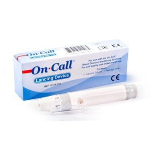 ON CALL LANCING DEVICE