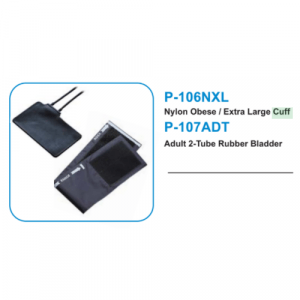 ACCS - SPIRIT ADULT 2- TUBE RUBBER BLADDER NYLON OBESE/ EXTRA LARGE CUFF (P-107-ADT & P-106NXL)