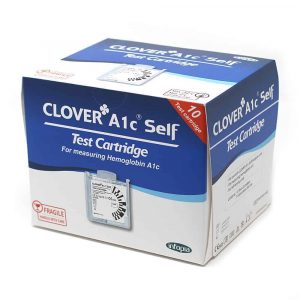 Alternative view of CLOVER A1C TEST CARTRIDGE 10's