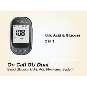 Alternative view of ON CALL GU DUAL BLOOD METER