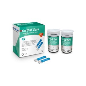 Alternative view of ON CALL SURE BLOOD GLUCOSE TEST STRIPS 50s/BOX