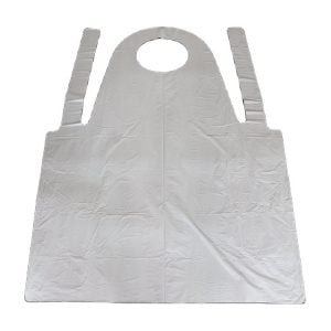 BERGAMOT PE APRON  (WHITE) 100'S/BAG