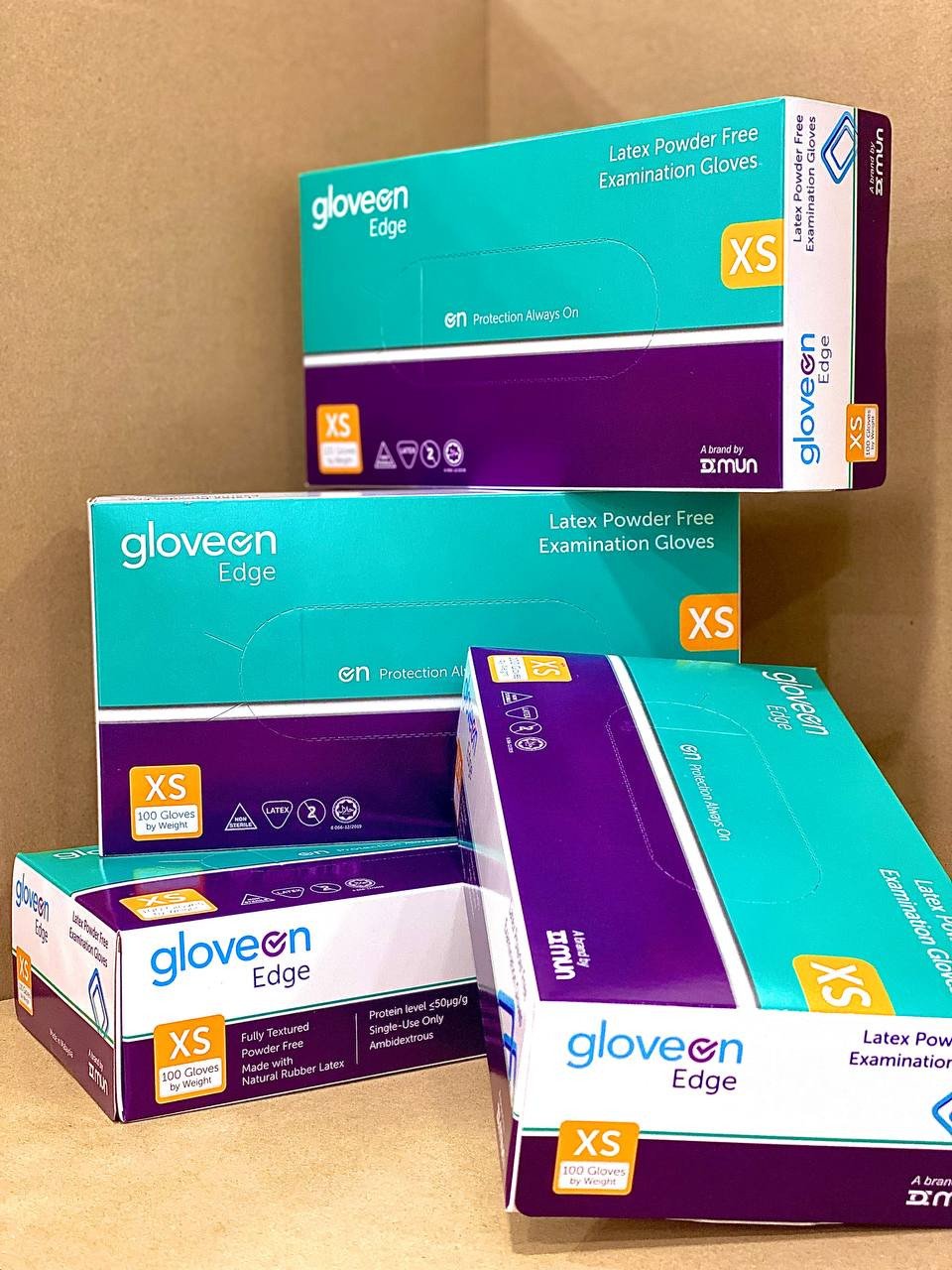 Gloveon Edge Latex Gloves 100sbox