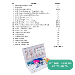 Alternative view of PVC SMALL FIRST AID KIT (EQUIPPED)