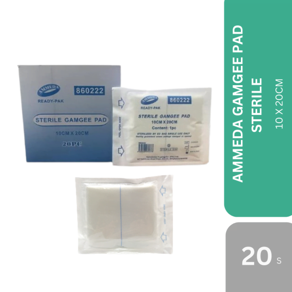 AMMEDA GAMGEE PAD STERILE 20's