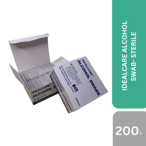 IDEALCARE ALCOHOL SWAB- STERILE 200'S/BOX