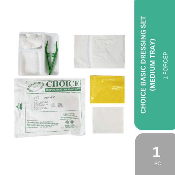 CHOICE BASIC DRESSING SET (MEDIUM TRAY) - Ihbhealthcare.com