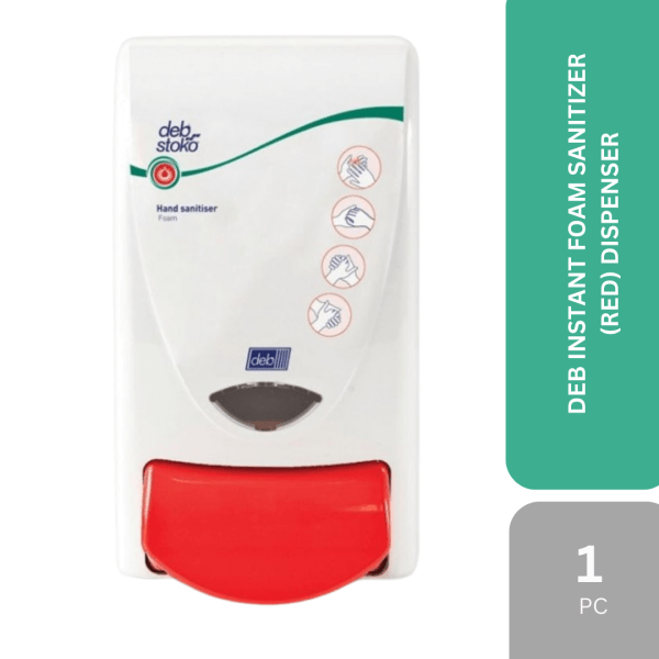 DEB INSTANT FOAM SANITIZER (RED) DISPENSER