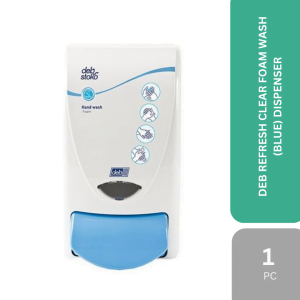 DEB REFRESH CLEAR FOAM WASH (BLUE) DISPENSER