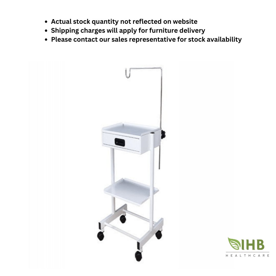VEVOR Lab Trolley, Built-in Socket Rolling Lab Cart, 3 Layers Tray Rolling  Clinic Cart, 360° Silent Rolling Wheels w/Foot Brake, 88 lbs Weight  Capacity Sturdy Steel Frame, for Lab Clinic Beauty Salon: