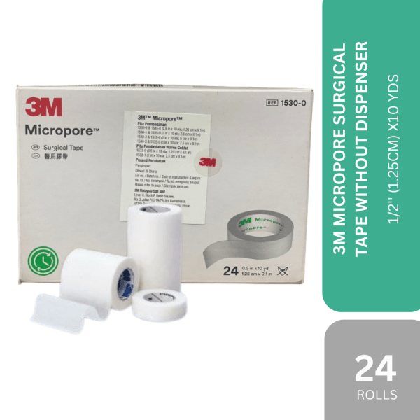 3M MICROPORE SURGICAL TAPE WITHOUT DISPENSER