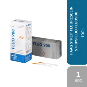 HAAG STREIT FLOURESCEIN STRIPSFLUO FLUO900 100's