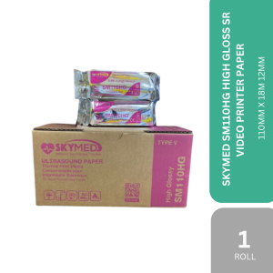 SKYMED SM110HG SR VIDEO PRINTER PAPER 110MM X 18M 12MM -1 ROLL