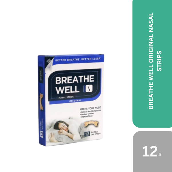 BREATHE WELL NASAL STRIPS - 12s/BOX