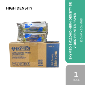 SKYMED SM110HD HIGH DENSITY SR VIDEO PRINTER PAPER 110MM X 20MMHD-1 ROLL