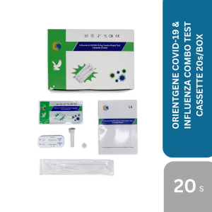 ORIENTGENE COVID-19 & INFLUENZA COMBO TEST CASSETTE 20s/BOX