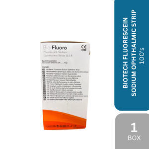 Alternative view of BIOTECH FLUORESCEIN SODIUM OPHTHALMIC STRIP U.S.P 100's